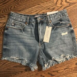 NWT Just USA denim shorts